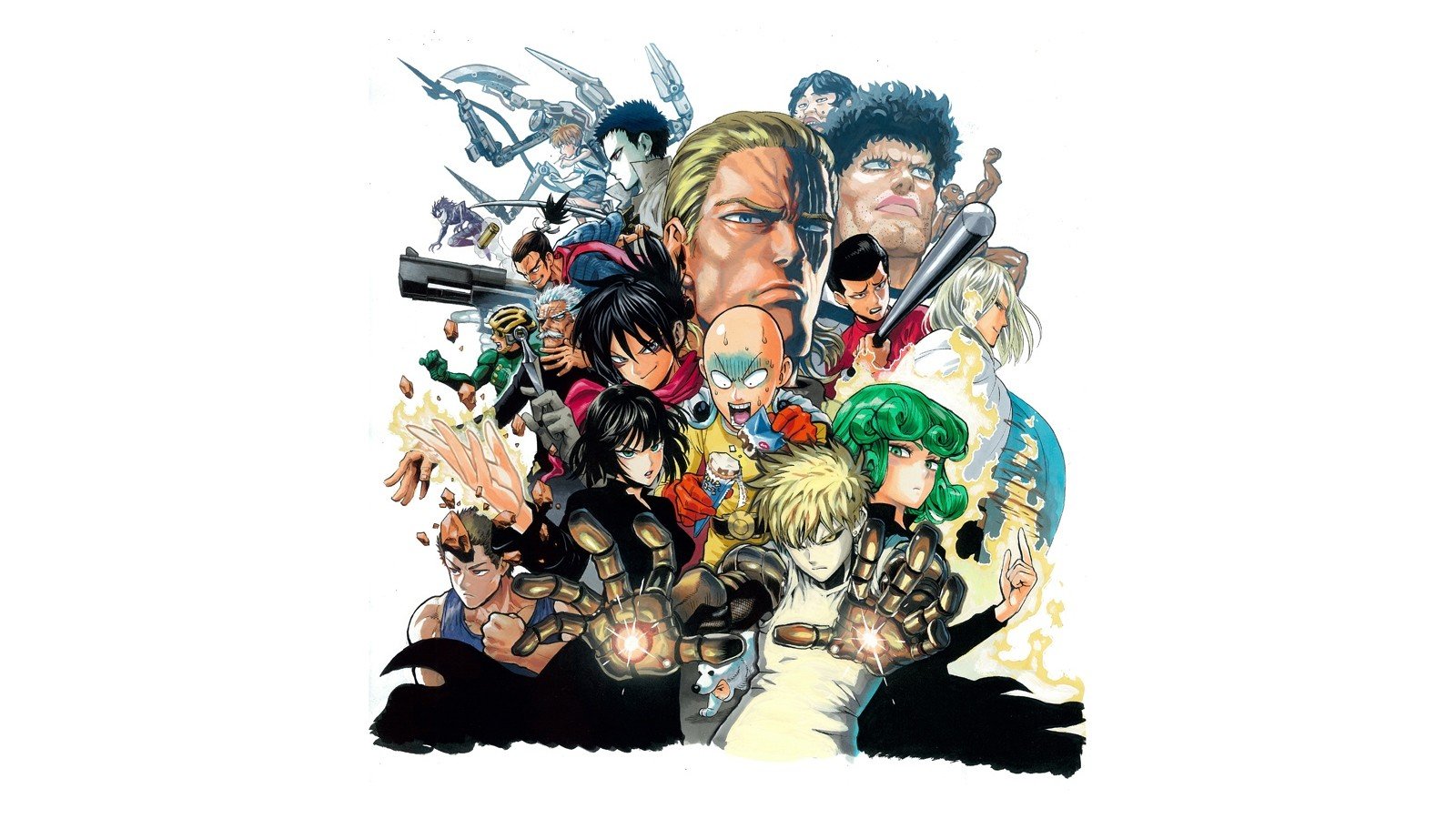 Illustration one punch man